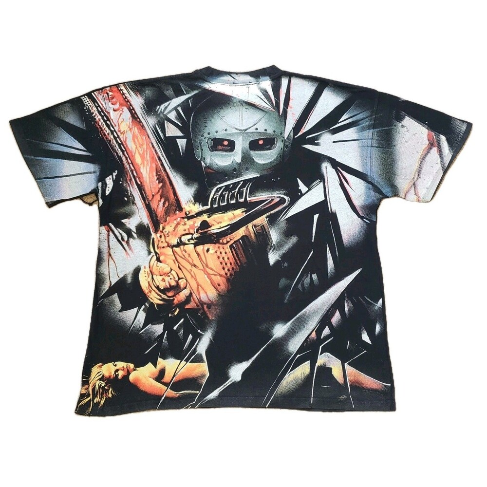 NWT Civil Regime X Friday The 13th Jason Venerdi M OVERSIZED Double Side Shirt